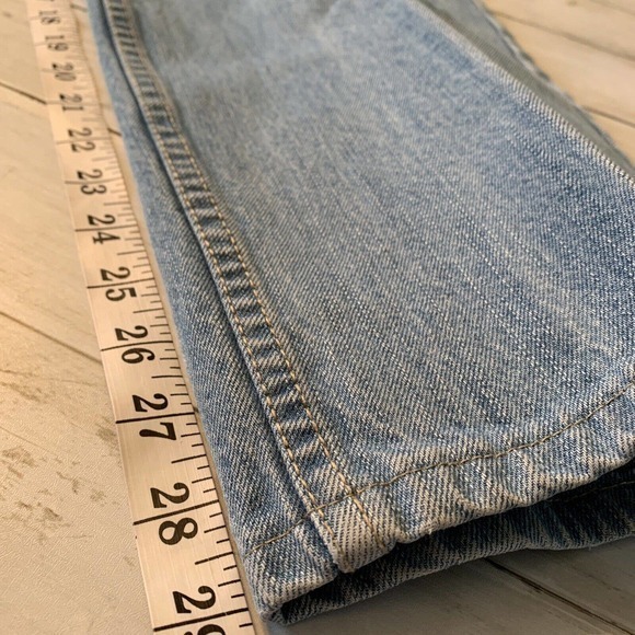 Lands' End Traditional Fit Straight Jeans Mens 36x29 Medium Blue Denim - Picture 6 of 8